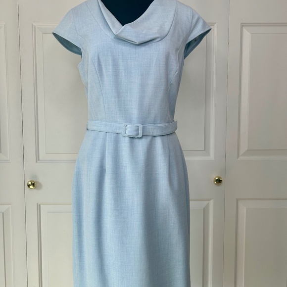 Calvin Klein slight Blue Shift Dress - Picture 1 of 3
